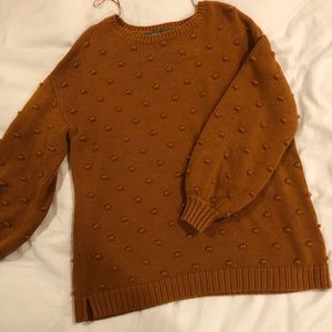 Burnt orange sweater